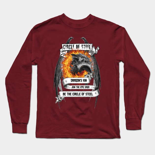 Dragon's Kin Long Sleeve T-Shirt by BIG DAWG APPAREL